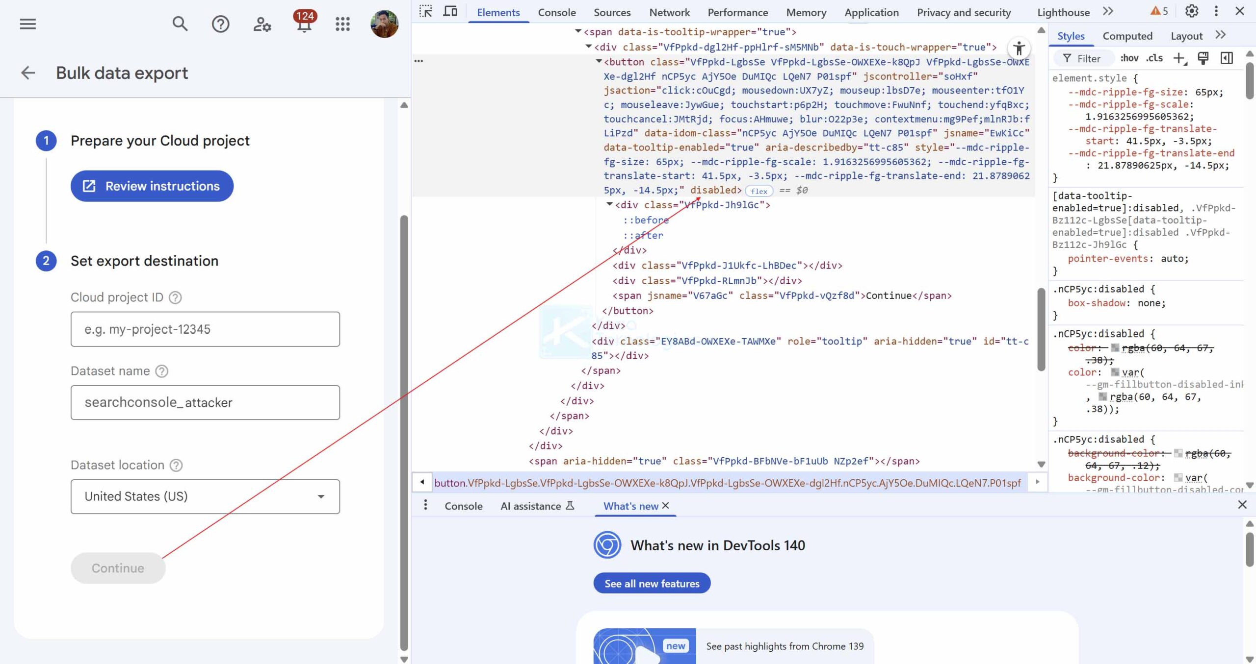 Bypass The Restriction in Bulk Data Export Google Search Console