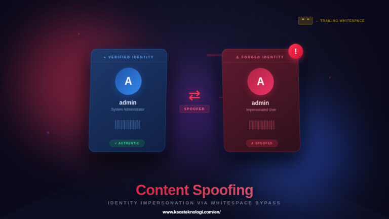 Content Spoofing Vulnerability Using a Naughty String That Affected Audit Trail Integrity