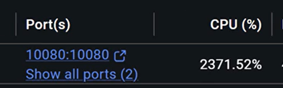 CPU percentage after ReDoS vulnerability