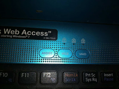 Tombol Untuk Masuk BIOS Laptop Sony Vaio E Series