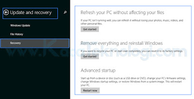 Cara mengatasi "Insert Media : Some Files Are Missing. Your Windows Installation or recovery media will provide these files." Pada Windows 8, 8.1 dan 10. 