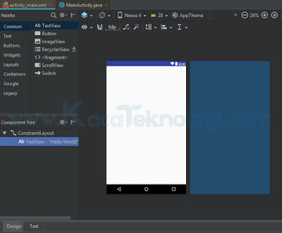 Cara mengatasi design preview android studo Tidak Muncul. Bagaimana caranya mengatasi design preview yang tidak muncul pada Android Studio dengan mudah ? Hal ini seringkali dialami oleh pengguna android studio apapun versinya. Banyak dari pengguna Android Studio kerap melakukan install ulang aplikasi padahal hal itu tidak akan membuahkan hasil karena yang bermasalah bukanlah pada aplikasinya namun pada pengaturannya. berikut langkah-langkahnya...