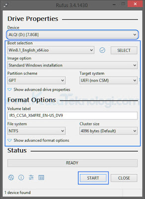 Bagaimana cara burning file ISO ke flashdisk atau CD ? Sebenarnya caranya pun sangatlah mudah. Anda hanya perlu memasukkan file ISO yang akan di burning dan pilih perangkat apakah anda akan burning ke flashdisk ataukah kedalam CD ? di sini melakukan burning dengan rufus dan biasanya hanya memakan waktu 10 menit atau sampai 30 menit sesuai ukuran file iso dan spesifikasi komputer.