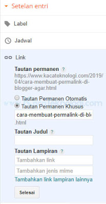 Bagaimana cara mengubah permalink blogger agar lebih seo friendly dan apa saja kesalahan-kesalahan dalam mengubah permalink ? Permalink adalah singkatan dari permanen link yaitu URL atau alamat dari konten suatu website yang mengarah ke halaman tertentu.