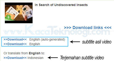 Cara download dan translate / menerjemahkan video Youtube (cc / .srt) menggunakan situs online downsub, savesubs, lilsubs, yousubtitles (tanpa aplikasi) atau menggunakan aplikasi seperti 4K Video Downloader dan MX Player di PC / komputer / laptop / android terbaru.