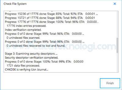 cara memperbaiki flashdisk X: is not accessible. The file or directory is corrupted and unreadable atau The disk structure is corrupted and unreadable pada Windows 10, 8.1, 8, 7, maupun XP. Hal ini bisa diatasi dengan menggunakan perintah chkdsk yang diketik pada commnad prompt. Adapun penyebab flahsdisk corrupt atau tidak terbaca antara lain... Kesalahan struktur pada direktori perangkat dan Terinfeksi virus