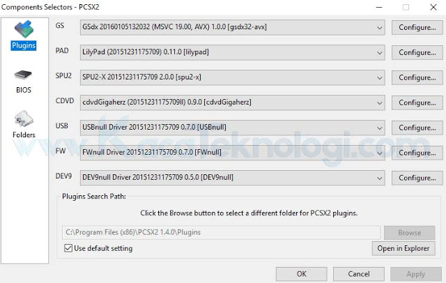 cara setting PCSX2 1.4.0 agar tidak lag, lemot, dan meningkatkan fps sampai 60. Bermain game PS2 menggunakan emulator PCSX2 di komputer merupakan hal yang cukup menyenangkan. Namun berbeda cerita jika emulator PCSX2 lag ketika memainkan game. Hal ini wajar saja terjadi karena emulator PCSX2 ini membuat seolah-olah bahwa komputer anda adalah PS2 jadi komputer anda butuh kerja dua kali untuk ini. Pertama sebagai komputer dan kedua sebagai perangkat PS2. Semua ini bisa anda atasi, yaitu dengan mengatur pengaturan pada PCSX2 sendiri. Pada artikel ini dijelaskan bagaimana cara mengatur PCSX2 1.4.0 agar tidak lag ketika dijalankan pada komputer dan cara ini sudah dicoba dan hasilnya pun cukup lebih baik dibandingkan sebelumnya. Meskipun tidak semua game akan berjalan lancar terlebih lagi jika game-game yang memiliki spesifikasi berat untuk dijalankan maka kemungkinan lag ketika bermain masihlah ada. Faktor lain yang mendukung agar bermain game PS2 pada komputer lancar adalah spesifikasi dari game dan PC yang sesuai dan seimbang.