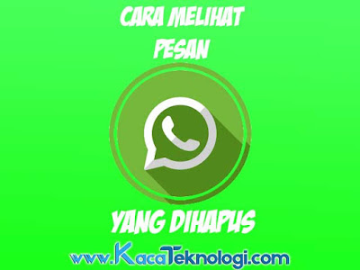 Banyak alasan mengapa kita harus mengetahui pesan yang sudah dihapus pada WhatsApp. Salah satunya adalah karena rasa penasaran kita pada pesan yang ditarik tersebut. Ketika itu pesan yang tadinya bisa dibaca maka akan berubah menjadi "This message was deleted". Untuk melihat pesan tersebut kita bisa menggunakan aplikasi atau tanpa aplikasi.