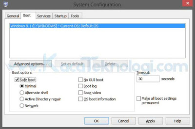 Safe mode Microsoft ciptakan sebagai sebagai sebuah mode yang bertujuan untuk menangani jika terdapat masalah dengan sistem Windows. Sistem yang tidak berjalan normal disarankan untuk menggunakan safe mode ini karena hanya akan menjalankan aplikasi-aplikasi serta driver utama saja. Biasanya penyebab sistem Windows tidak berjalan dengan baik dikarenakan adanya virus, registry yang error, dan tidak lengkapnya sistem utama.