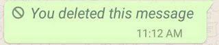 Banyak alasan mengapa kita harus mengetahui pesan yang sudah dihapus pada WhatsApp. Salah satunya adalah karena rasa penasaran kita pada pesan yang ditarik tersebut. Ketika itu pesan yang tadinya bisa dibaca maka akan berubah menjadi "This message was deleted". Untuk melihat pesan tersebut kita bisa menggunakan aplikasi atau tanpa aplikasi.
