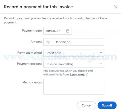 Apa itu invoice, jenis-jenis, contoh dan bagaimana cara membuat invoice mudah yang baik dan benar. Invoice atau biasa disebut faktur / tagihan merupakan surat yang biasanya diberikan oleh pihak penjual kepada pembeli dan di dalamnya terdapat keterangan-keterangan perihal tagihannya yang sesuai dengan kesepakatan diantara keduanya (penjual dan pembeli).