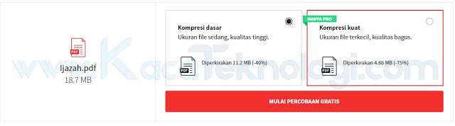 Bagaimana cara memperkecil / kompres ukuran file PDF menjadi 200kb, 300kb, sesuai yang diinginkan secara online (tanpa aplikasi) & offline, menggunakan Nitro PDF, Adobe Photoshop di HP (Android) dan PC.