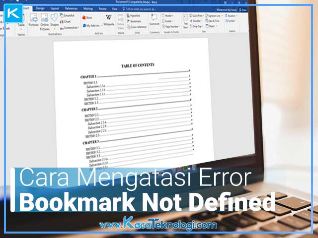 Bagaimana cara mengatasi error! bookmark not defined di Micorosft Word dan cara memperbaiki daftar isi yang berantakan serta error. Kemudian bagaimana cara mengedit daftar isi yang sudah jadi.