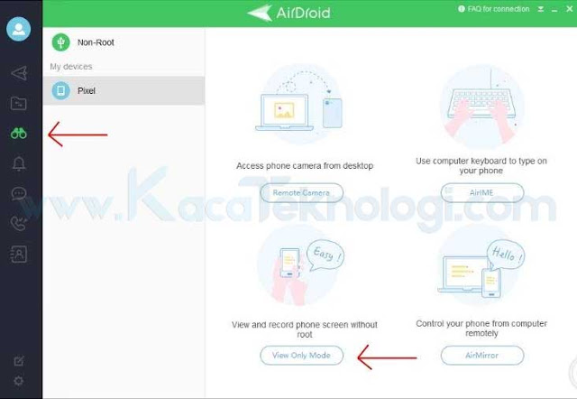 Bagaimana cara menampilkan layar HP Android ke laptop / PC (mirroring) dengan menggunakan aplikasi tanpa harus root secara offline ? dan bisa menggunakan usb / kabel data, dan wifi.