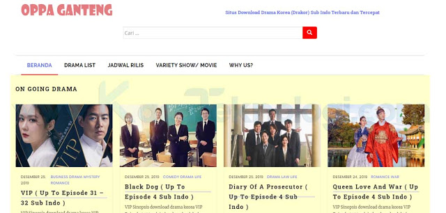 Daftar Situs Download Drama Korea Subtitle Indonesia Terbaru dan terbaik yang bisa Anda tonton dengan streaming atau dengan mengunduhnya. Anda juga bisa menikmati di Android, PC, Laptop, Komputer dan tentunya gratis.