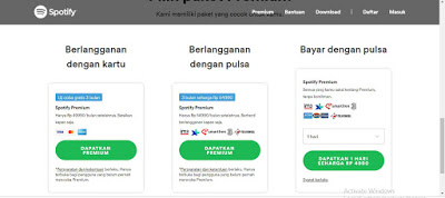 Cara Mengaktifkan Paket Fitur Spotify Premium, Cara mendapatkan fitur premium spotify gratis, upgrade fitur spotify premium, cara mudah mendapatkan fitur spotifty premium, cara menggunakan fitur spotify premium, kelebihan dan perbedaan spotify premium.
