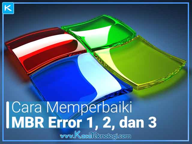 Cara Memperbaiki MBR Error 1252C 2252C 3 yang Rusak Corrupt di Windows
