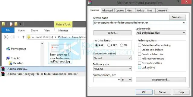 Cara mengatasi error ketika copy file atau folder di laptop/komputer dengan pesan "Error copying file or folder unspecified error, access denied" di Windows 7/8/10.