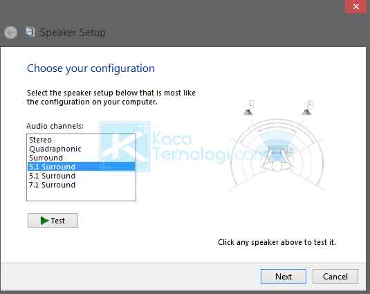 audio channels windows