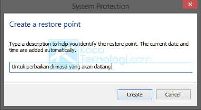 Apa itu restore point? bagaimana cara membuat restore point dan restore/mengembalikan windows 7,8,10 ke tanggal tertentu dan melalui BIOS. Lalu bagaimana cara mengembalikan system restore yang hilang dan lama saat proses dengan mudah.