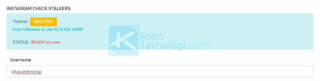 Bagaimana cara melihat/mengetahui orang yang suka stalking akun Instagram (IG) kita (stalker) dengan menggunakan aplikasi atau tanpa menggunakan aplikasi terbaru di android,pc,ios? salah satunya menggunakan instagram check satlkers atau jnckmedia.com ig stalk.