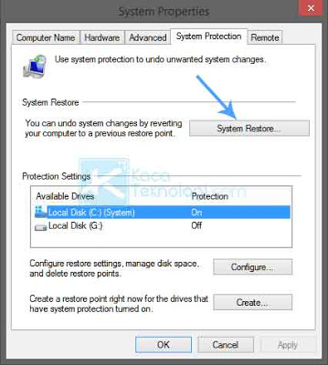 Apa itu restore point? bagaimana cara membuat restore point dan restore/mengembalikan windows 7,8,10 ke tanggal tertentu dan melalui BIOS. Lalu bagaimana cara mengembalikan system restore yang hilang dan lama saat proses dengan mudah.