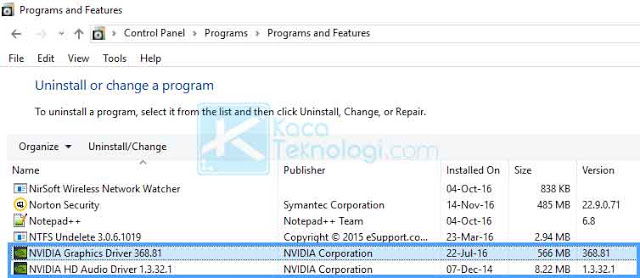 Bagaimana cara mengatasi error "NVIDA display settings are not available - you are not currently using a display attached to an NVIDIA GPU." di laptop/komputer pada Windows 7/8/10?