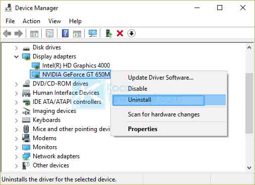 Bagaimana cara mengatasi error "NVIDA display settings are not available - you are not currently using a display attached to an NVIDIA GPU." di laptop/komputer pada Windows 7/8/10?