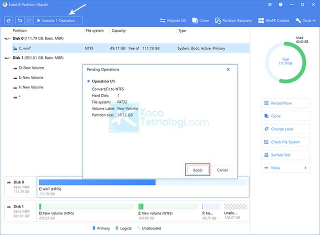 Cara Mengatasi This file is too large for the destination file system yang menyebabkan flashdisk/drive eksternal tidak bisa menyimpan file besar yang lebih dari 4GB karena file systemnya adalah exfat atau fat32 dan harus diformat menjadi NTFS.