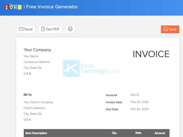 Cara membuat invoice/faktur/nota secara online menggunakan situs web/website gratis dan mudah. Websitenya antara lain sleekr, paper.id waveapp, invoice generator, zoho dll dan aplikasi ini juga cocok untuk membuat invoice online shop.