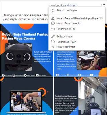 Cara Mematikan Komentar Pada Postingan Grup Facebook