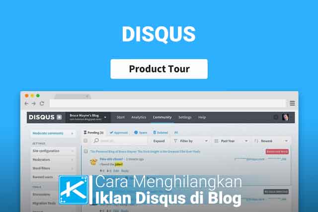 Cara Menghilangkan Iklan Disqus Pada Komentar Blog Terbaru