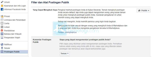 Cara Menutup Kolom Komentar Facebook di Komputer