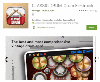 5 Aplikasi Emulator Drum Terbaik Untuk Android, aplikasi drummer band android, aplikasi untuk belajar drum di android, emulator drum android, 5 aplikasi emulator drum terbaik di android, real drum, simple drum, drum rock, drum, drum klasik.