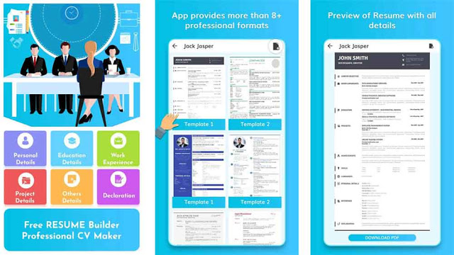 Daftar kumpulan aplikasi untuk membuat CV (Curriculum Vitae) di hp Android bahasa Indonesia terbaru dan terbaik secara offline yang cocok untuk fresh graduate dalam melamar kerja tentunya dengan desain elegan, keren, dan menarik.