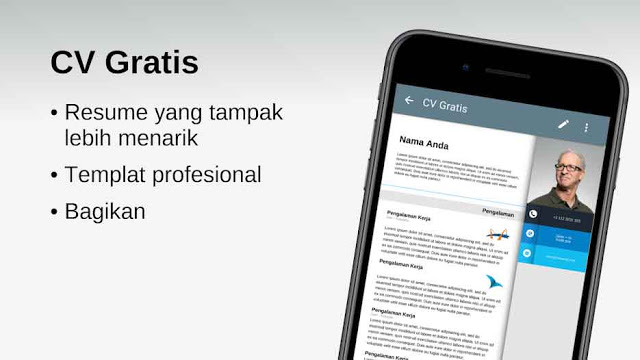 Daftar kumpulan aplikasi untuk membuat CV (Curriculum Vitae) di hp Android bahasa Indonesia terbaru dan terbaik secara offline yang cocok untuk fresh graduate dalam melamar kerja tentunya dengan desain elegan, keren, dan menarik.