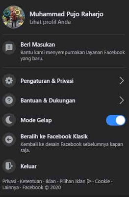 Facebook Resmi Rilis Tampilan Baru Termasuk Fitur Dark Mode, Cara Merubah tampilan Facebook Baru, Cara Mengaktifkan Dark Mode Facebook, Mode Gelap Facebook, Bagaimana Cara Mengaplikasikan Tampilan Baru Facebook, Cara menerapkan tampilan baru facebook