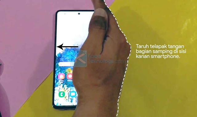 Bagaimana cara screenshot pada hp Samsung Galaxy s20, S20+, S20 Ultra, A50, A51, A10, A11, A70, A71 dengan menggunakan fitur tombol kombinasi, bixby voice, palm swipe, dan smart select terbaru.