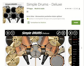 5 Aplikasi Emulator Drum Terbaik Untuk Android, aplikasi drummer band android, aplikasi untuk belajar drum di android, emulator drum android, 5 aplikasi emulator drum terbaik di android, real drum, simple drum, drum rock, drum, drum klasik.