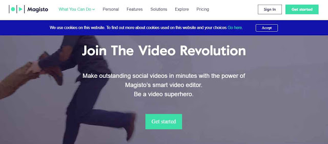 Magisto sendiri merupakan sebuah aplikasi Video Editor Online yang dirancang untuk para pengguna PC, tidak hanya PC Magisto ini juga bisa sobat unduh dalam versi android, Magisto sudah menggunakan tekonologi Artificial Intelligence untuk membuat proses pengeditan video menjadi lebih cepat dan sederhana. 