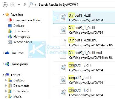 Pastikan Xinput1_3.dll Berada di Folder SysWOW64