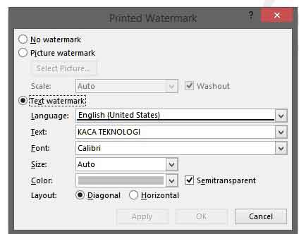 4 Cara Membuat Tulisan Watermark di Microsoft Word Terbaru