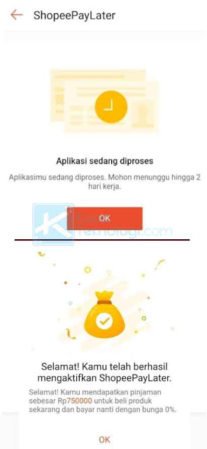 Anda hanya perlu menunggu proses verifikasi. Biasanya proses ini memakan waktu selama 2 hari kerja. 