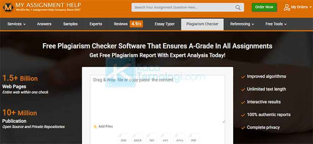 Untuk analisis plagiarisme, alat ini menggunakan berbagai strategi elektronik dan manual seperti identifikasi sidik jari, pencocokan string, sekumpulan istilah, analisis kutipan, dan pengujian profesional manual yang komprehensif.