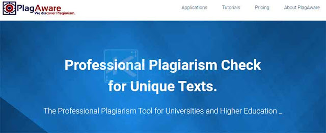 PlagAware adalah mesin pencari profesional untuk mengecek plagiarisme secara gratis dan telah digunakan bahkan lebih dari 10 tahun oleh puluhan universitas, sekolah, bisnis, dan pengguna pribadi.