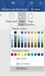 Cara mengubah warna kertas, background / latar belakang menjadi gambar, texture, pattern, dan gradient di Microsoft Word versi 2007, 2010, 2013, 2016 dan 2020.