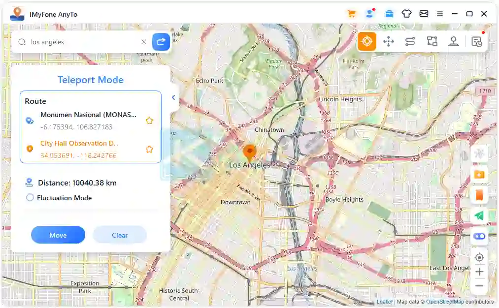 Mengaktifkan pilihan lokasi GPS di Android dengan iMyFone AnyTo