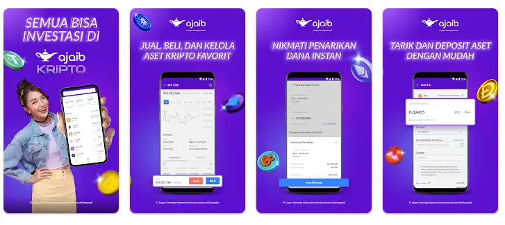 Cara Mendaftar dan Menggunakan Aplikasi Ajaib Kripto