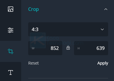 Cara Mengatur Rasio Gambar di Canva