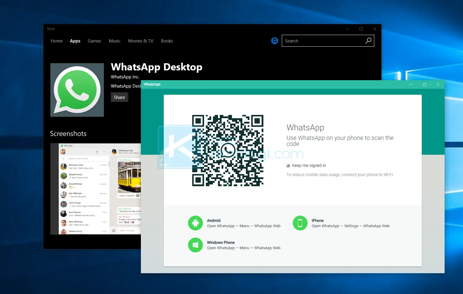 Cara memanfaatkan WhatsApp Desktop untuk melihat chat whatsapp pasangan yang sudah dihapus.